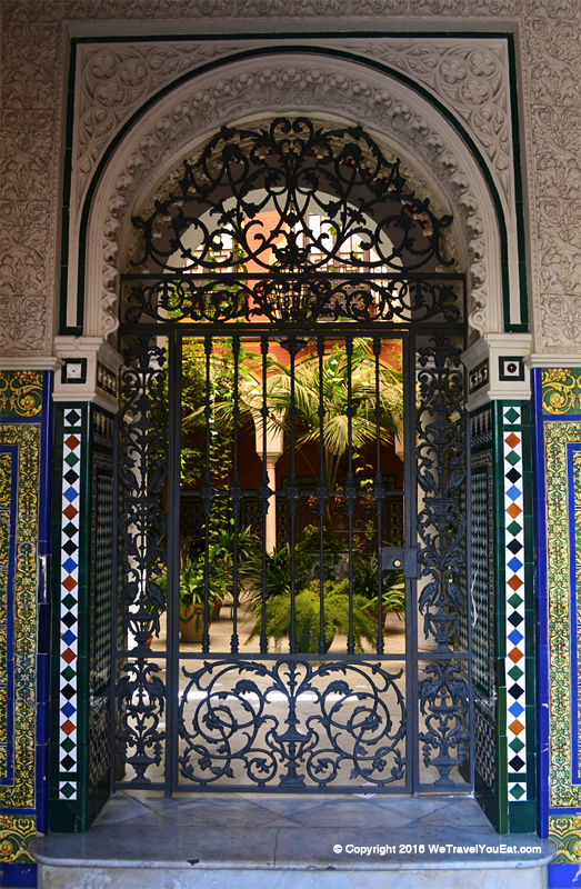 patio dans les rues de Santa Cruz